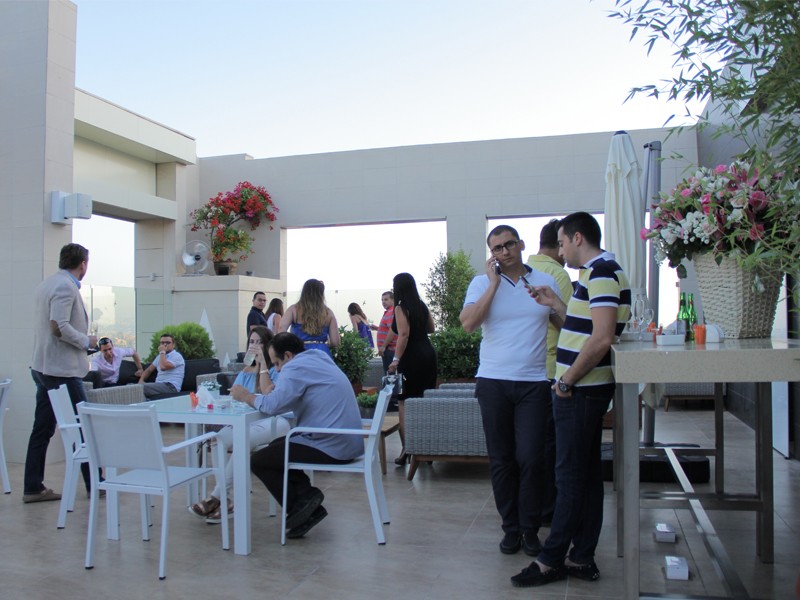 Sunset gathering at Citea Apart Hotel
